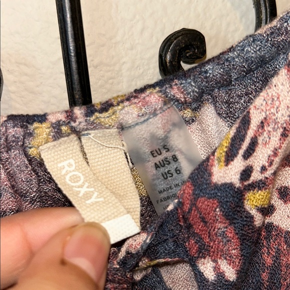 ROXY FLORAL SPAGHETTI STRAP DRESS SIZE 6 - Picture 2 of 4